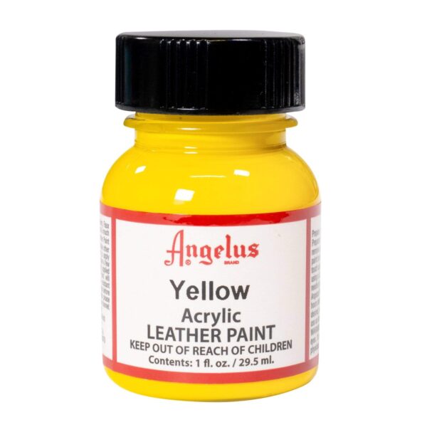 Angelus Leather Paint Yellow 1oz