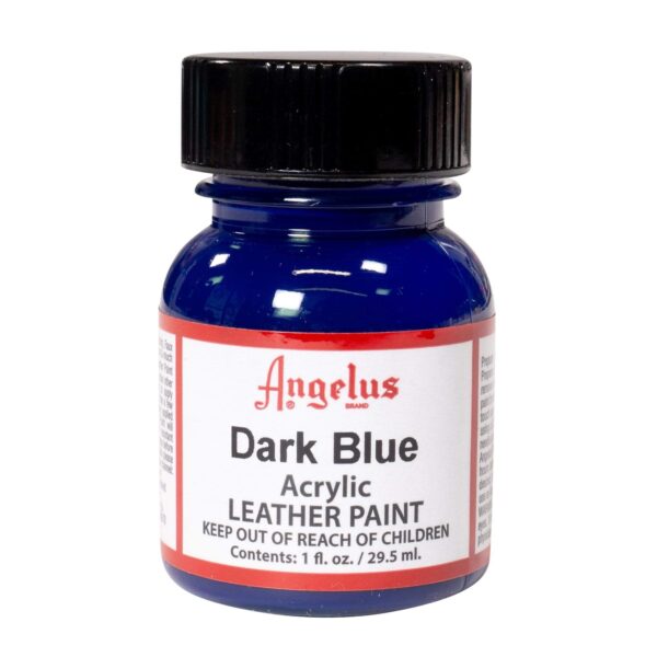 Angelus Leather Paint Dark Blue 1oz