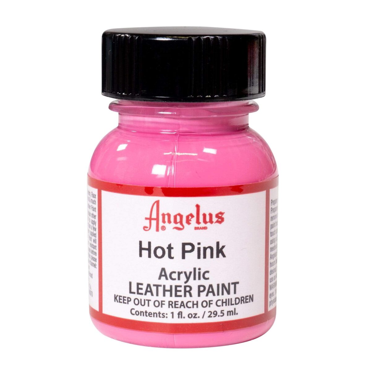 Angelus Leather Paint Hot Pink 1oz