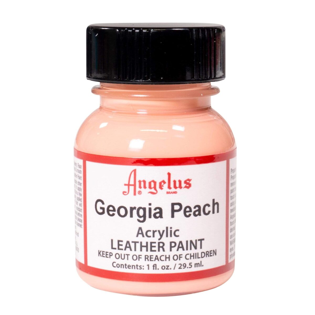 Angelus Leather Paint Georgia Peach 1oz