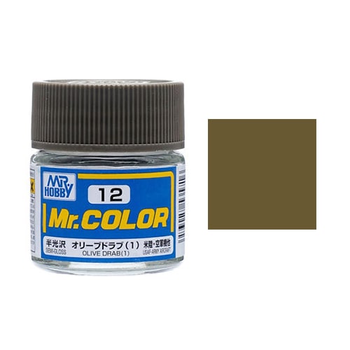 C-012 Mr. Color (10 ml) Olive Drab (1)