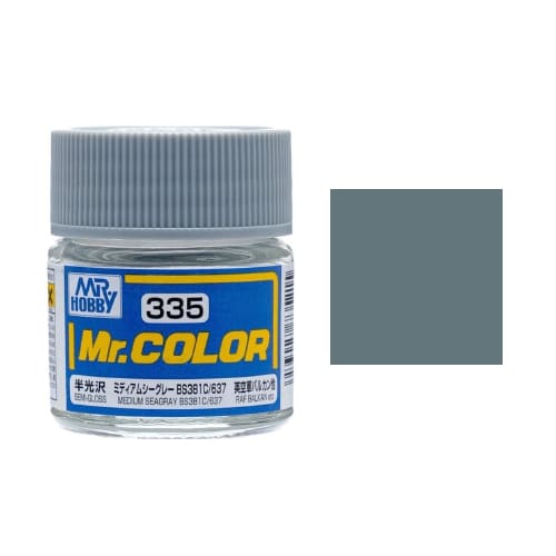 C-335 Mr. Color (10 ml) Medium Seagray BS381C 637