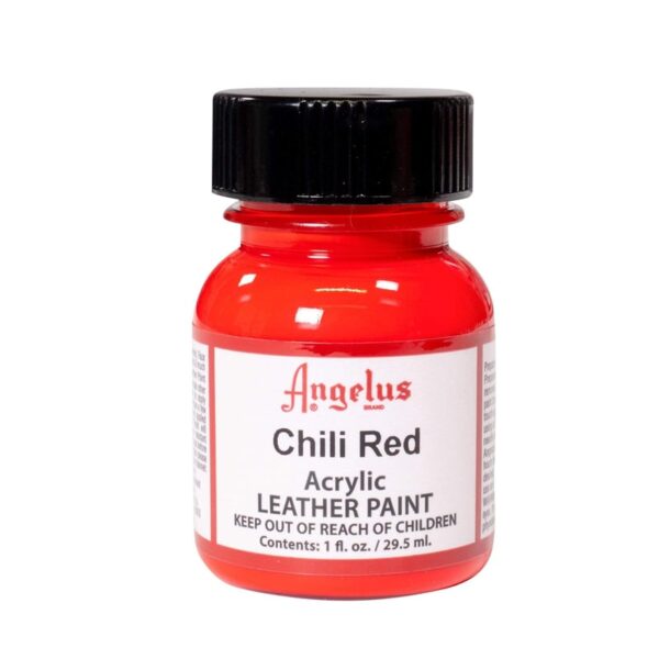Angelus Leather Paint Chilli Red 1oz