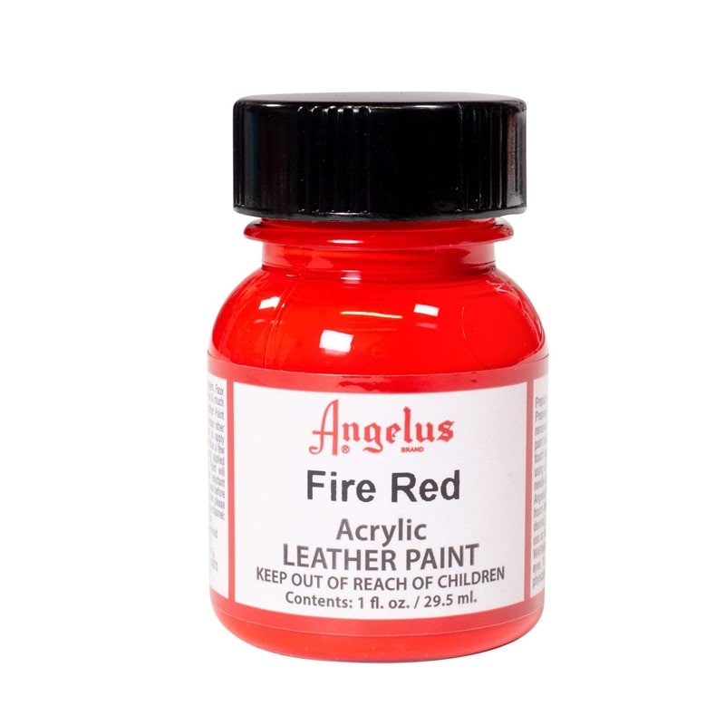 Angelus Leather Paint Fire Red 1oz