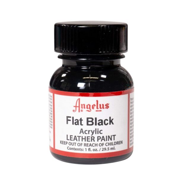 Angelus Leather Paint Flat Black 1oz