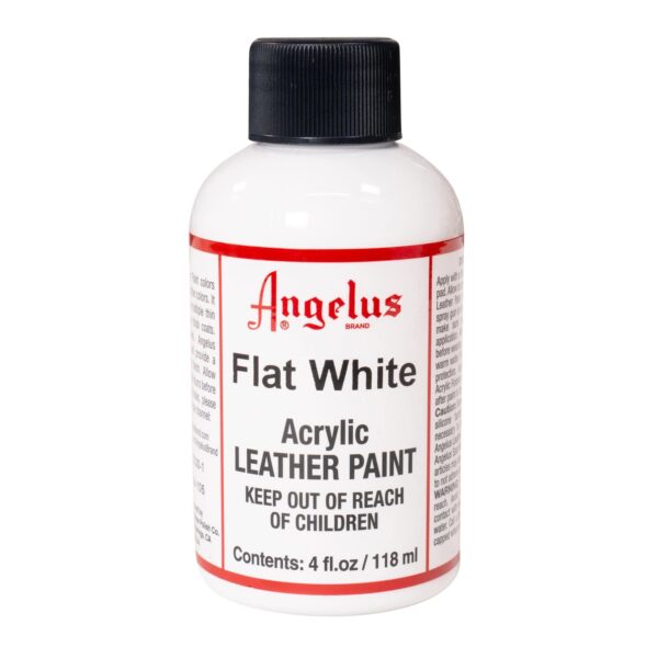 Angelus Leather Paint Flat White 4oz