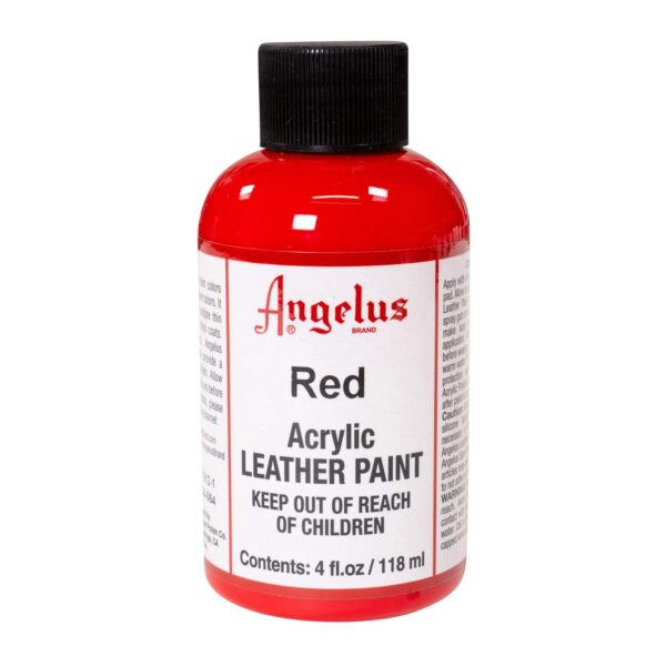 Angelus Leather Paint Red 4oz