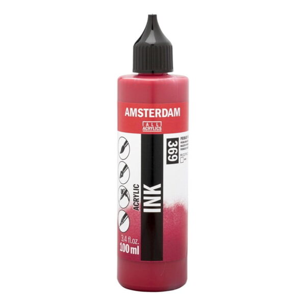 Amsterdam Acrylic Ink Bottle 100 ml Primary Magenta 369