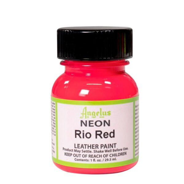 Angelus Leather Paint Neon Rio Red 29,5ml