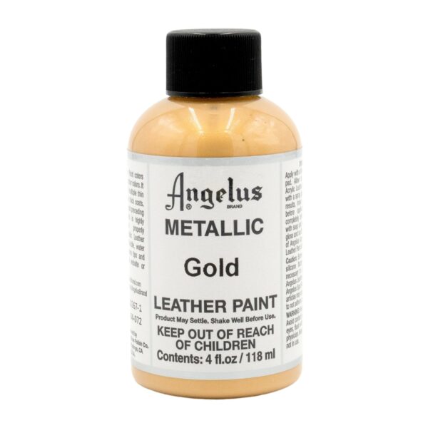 Angelus Leather Paint Metallic Gold 118ml
