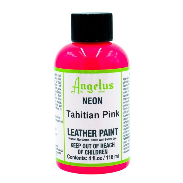 Angelus Leather Paint Neon Tahitian Pink 118ml