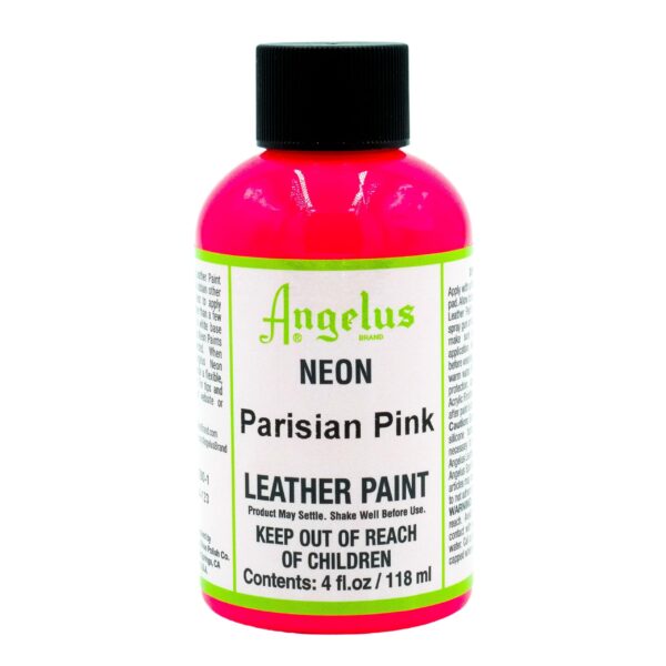 Angelus Leather Paint Neon Parisian Pink 118ml