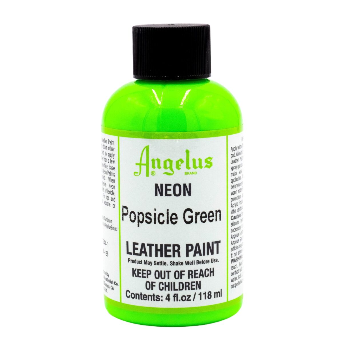 Angelus Leather Paint Neon Popsicle Green 118ml