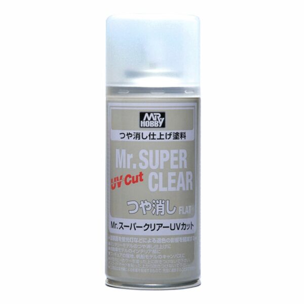 Mr. Super Clear UV Cut Flat Spray 170ml