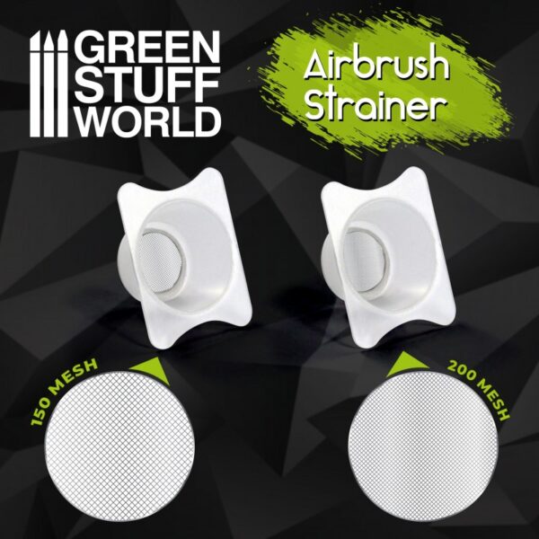 Airbrush Cup Strainers x2 (Φίλτρα Κυπέλου Αερογράφου x2)