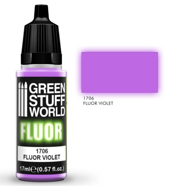 Fluor Paint VIOLET (Φωσφορούχο Χρώμα ΜΩΒ) 17ml
