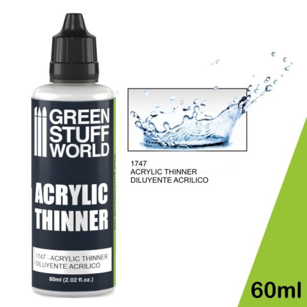 Acrylic Thinner 60ml - Αραιωτικό Ακρυλικών Χρωμάτων 60ml