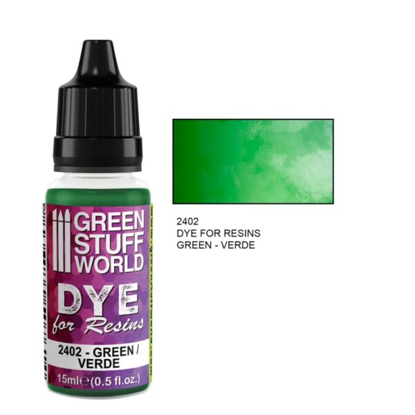 Dye for Resins GREEN 17ml - Βαφή για Ρητίνη ΠΡΑΣΙΝΟ 17ml