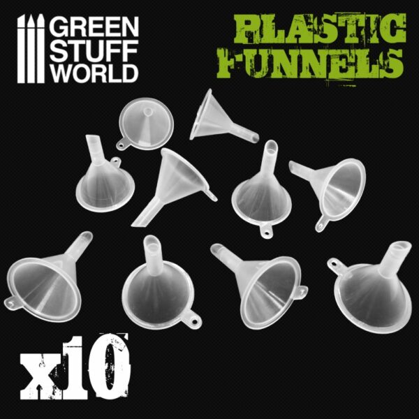 10 Plastic funnels - 10 Πλαστικά Χωνιά