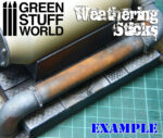 2 x Weathering Brushes 15mm - 2 x Στυλό για Δημιουργία Φθορών 15mm