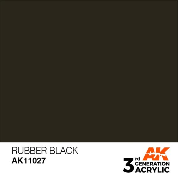 AK RUBBER BLACK – STANDARD 17ml