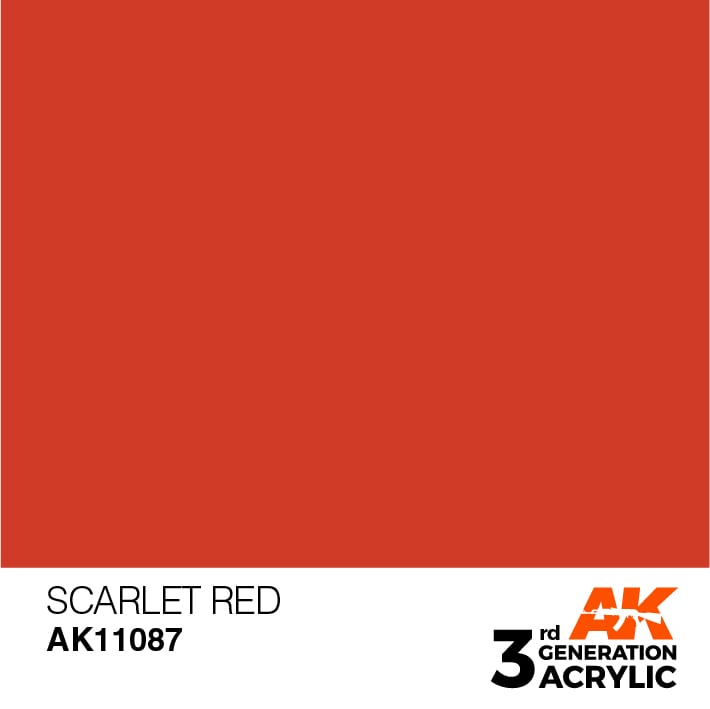 AK SCARLET RED – STANDARD 17ml