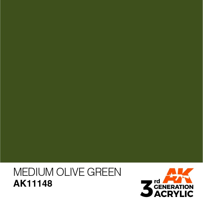 AK MEDIUM OLIVE GREEN – STANDARD 17ml