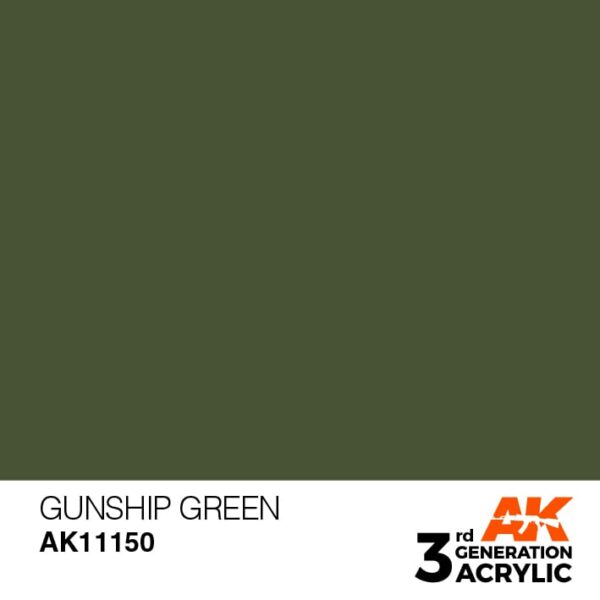AK GUNSHIP GREEN – STANDARD 17ml