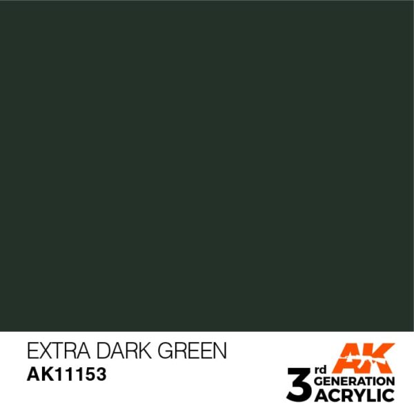 AK EXTRA DARK GREEN – STANDARD 17ml