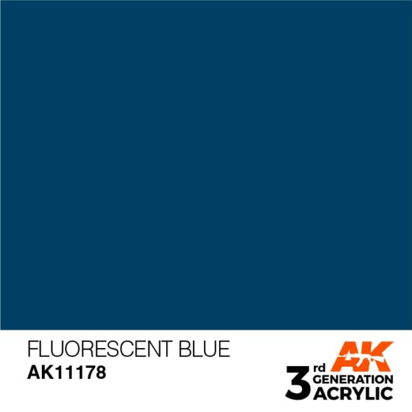 AK FLUORESCENT BLUE – STANDARD 17ml