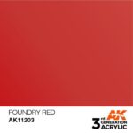 AK FOUNDRY RED – METALLIC 17ml