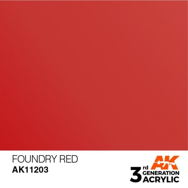 AK FOUNDRY RED – METALLIC 17ml