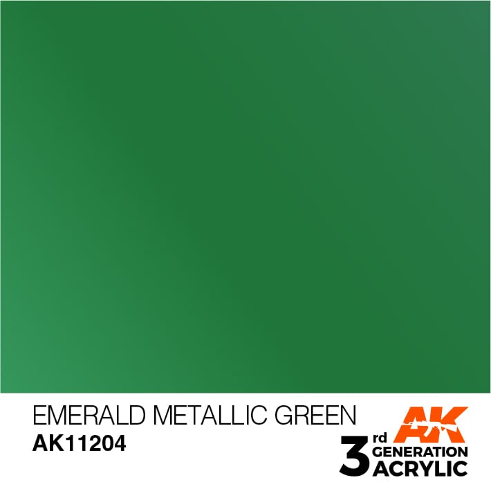 AK EMERALD GREEN – METALLIC 17ml