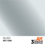 AK SILVER – METALLIC 17ml