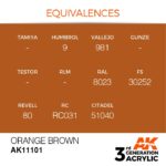 AK ORANGE BROWN – STANDARD 17ml