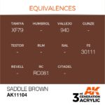 AK SADDLE BROWN – STANDARD 17ml