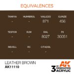 AK LEATHER BROWN – STANDARD 17ml