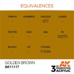 AK GOLDEN BROWN – STANDARD 17ml