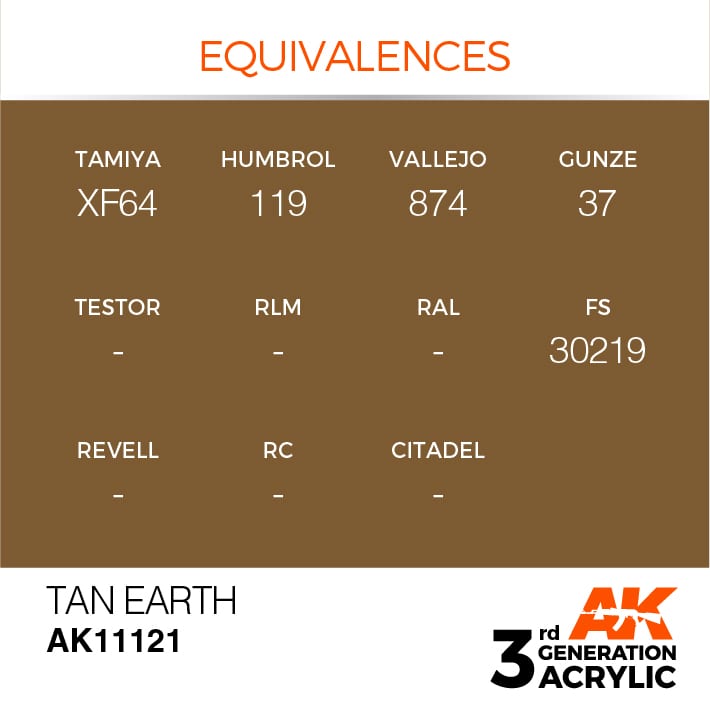 AK TAN EARTH – STANDARD 17ml