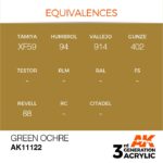 AK GREEN OCHRE – STANDARD 17ml