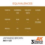 AK JAPANESE BROWN – STANDARD 17ml