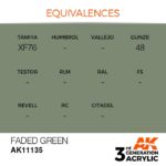 AK FADED GREEN – STANDARD 17ml