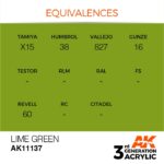 AK LIME GREEN – STANDARD 17ml