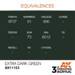 AK EXTRA DARK GREEN – STANDARD 17ml