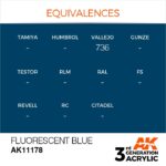 AK FLUORESCENT BLUE – STANDARD 17ml