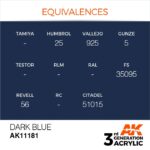 AK DARK BLUE – STANDARD 17ml