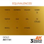 AK GOLD – METALLIC 17ml