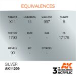 AK SILVER – METALLIC 17ml