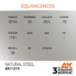 AK NATURAL STEEL – METALLIC 17ml