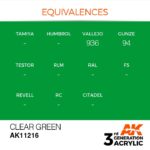 AK CLEAR GREEN – STANDARD 17ml